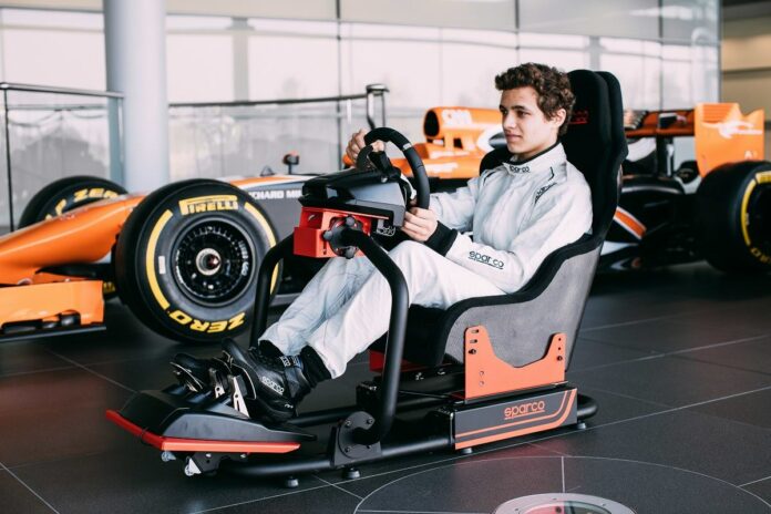 szimulátor, Lando Norris,