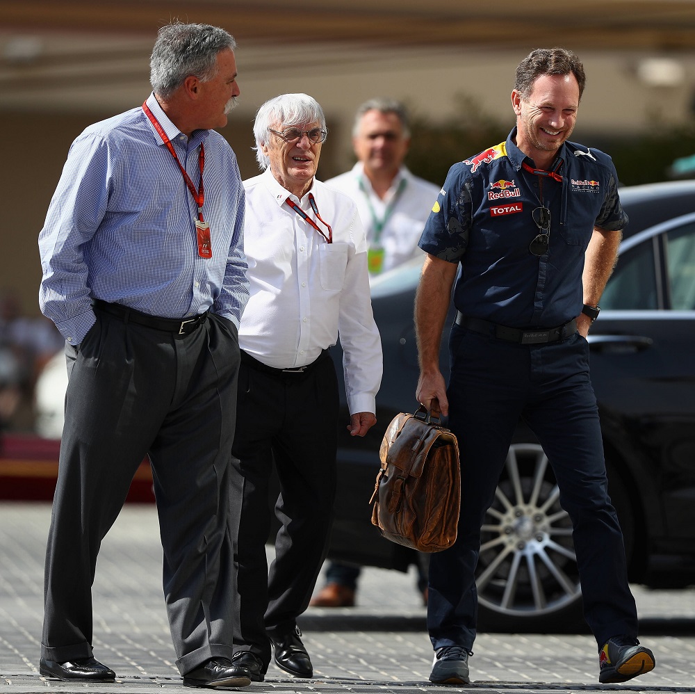 Chase Carey, Bernie Ecclestone