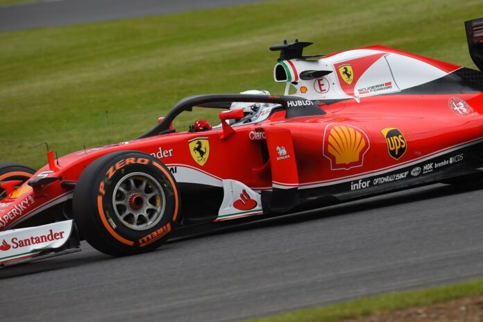 Vettel, Ferrari, halo