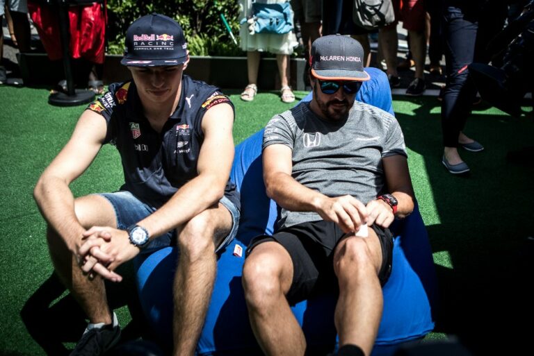 Alonso, Verstappen