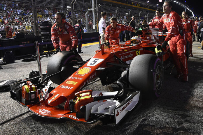 Szingapúr, Vettel, Ferrari