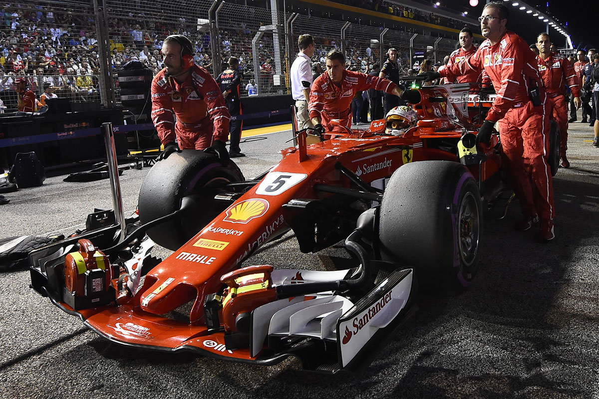 Szingapúr, Vettel, Ferrari