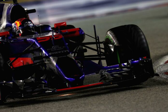 Sainz, Toro Rosso, Szingapúr