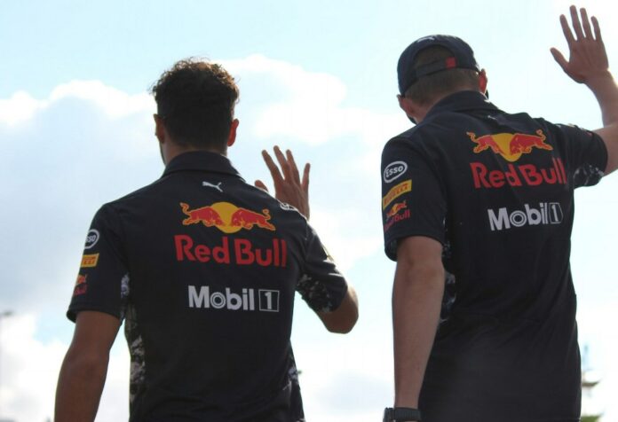 Ricciardo, Verstappen, Red Bull