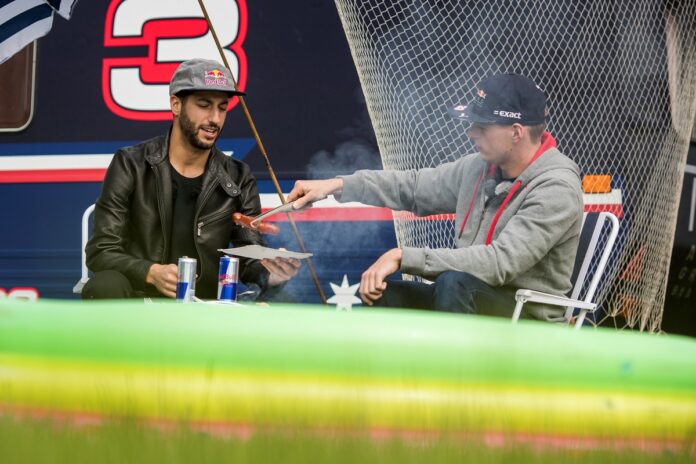 Ricciardo, Verstappen, főzni