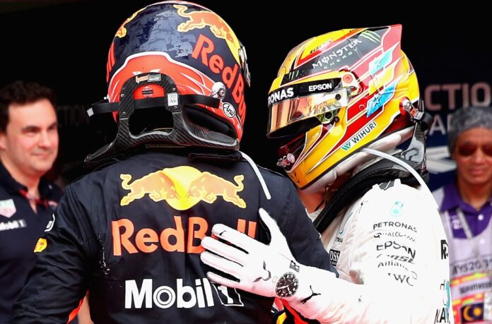 Verstappen, Hamilton