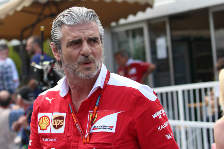 Arrivabene, Binotto, Ferrari