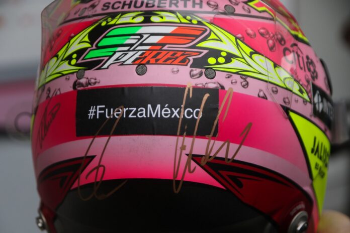 mexico helmet Perez