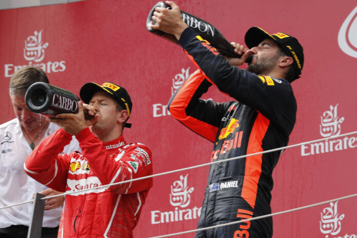 Sebastian Vettel, Daniel Ricciardo