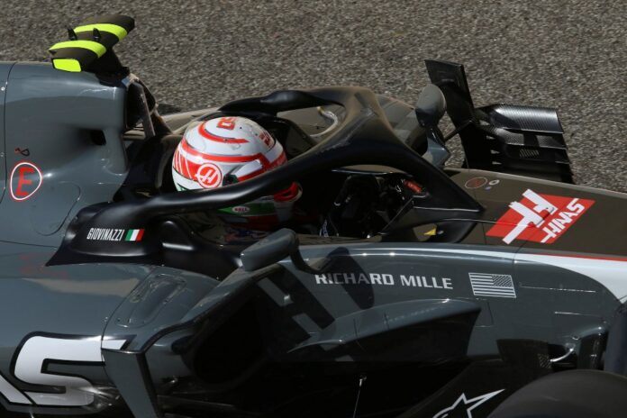 Giovinazzi, Haas, halo