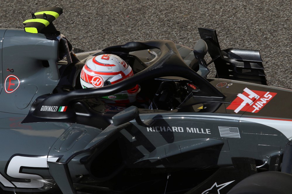 Giovinazzi, Haas, halo