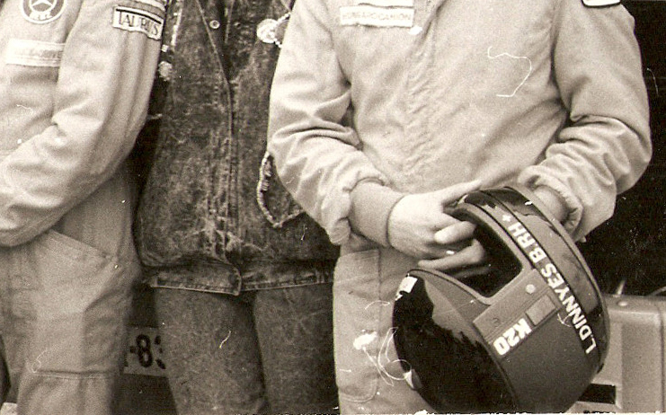 Napi retró: Csepregi Éva, kamionversenyzőkkel