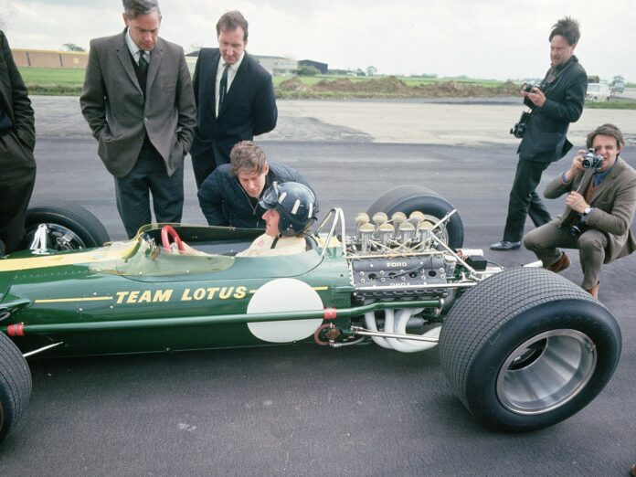 graham hill, lotus, ford