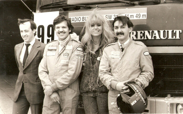 Kamion Eb 1988, Hungaroring, Tamási László, Krasznai János, Csepregi Éva, Dinnyés László
