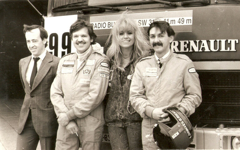 Kamion Eb 1988, Hungaroring, Tamási László, Krasznai János, Csepregi Éva, Dinnyés László