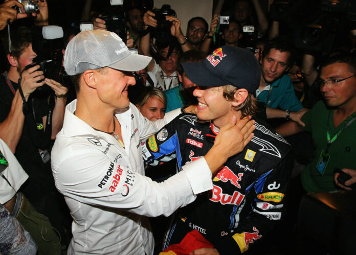Michael Schumacher Sebastian Vettel, világbajnok