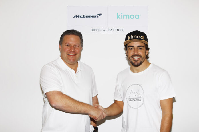 Fernando Alonso, Zak Brown, McLaren, racingline, Alonsóval