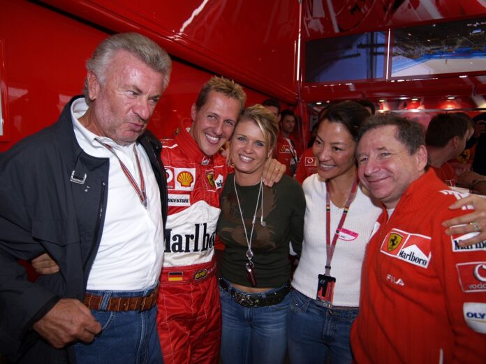 Schumacher, Willi Weber, Corinna, Todt, racingline, racinglinehu, racingline.hu