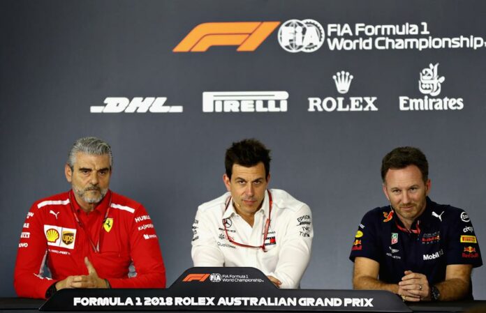 Horner, Wolff, Arrivabene