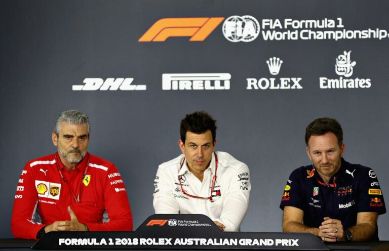 Horner, Wolff, Arrivabene