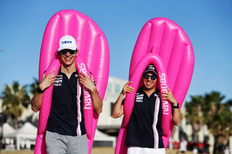 force india, esteban ocon, sergio perez