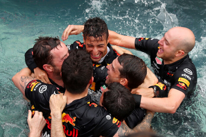 Danirl Ricciardo Red Bull Monaco
