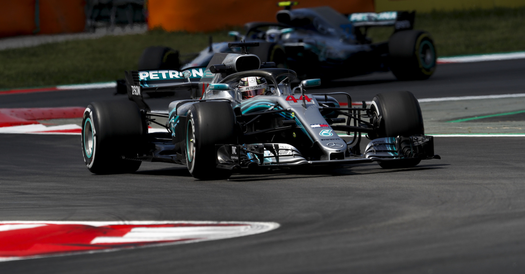 A harmadik edzés is a Mercedesé Barcelonában