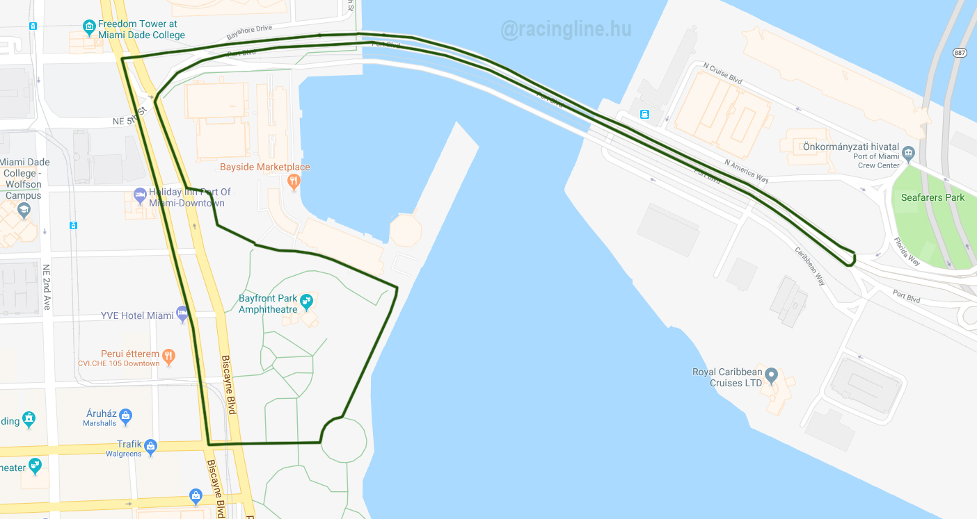 Módosítottak a miami pálya vonalvezetésén
