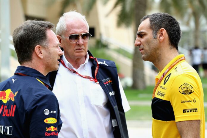 Abiteboul, Renault, Horner, Red Bull, Marko