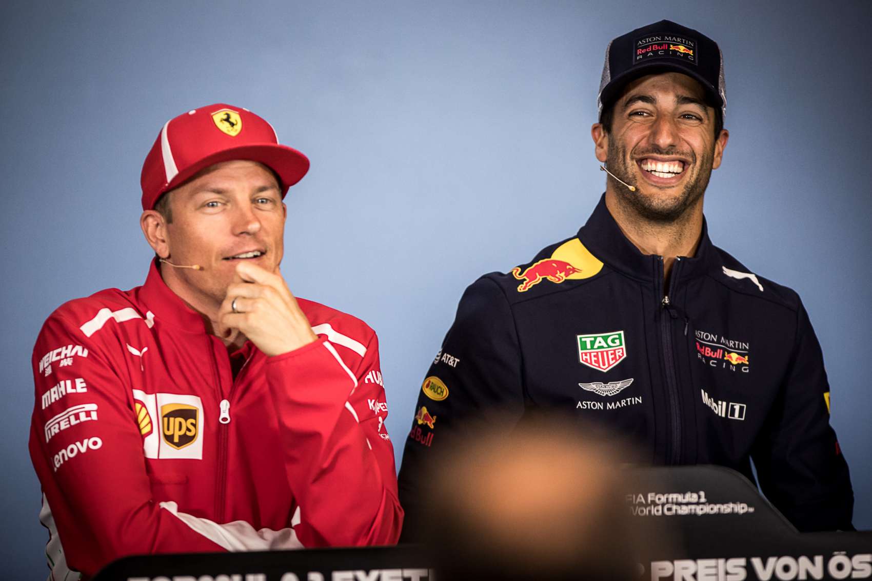 kimi räikkönen, daniel ricciardo