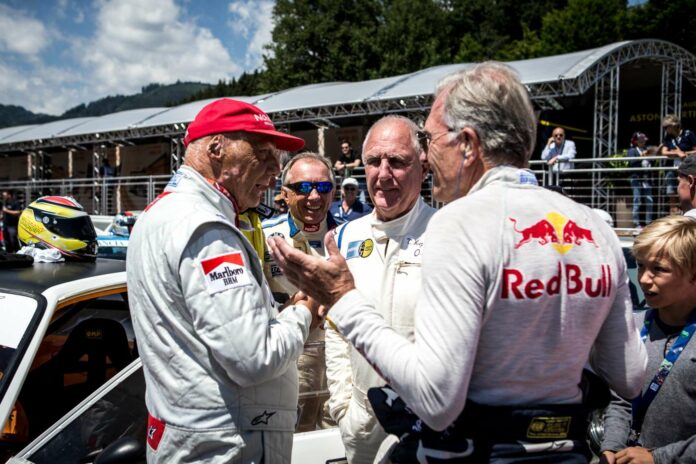 niki lauda, dieter quester, toine hezemans
