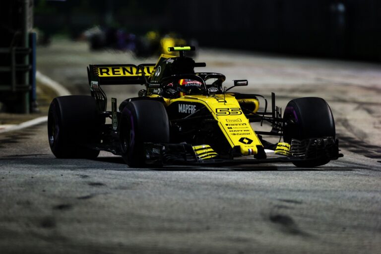 Sainz, Renault, Szingapúr