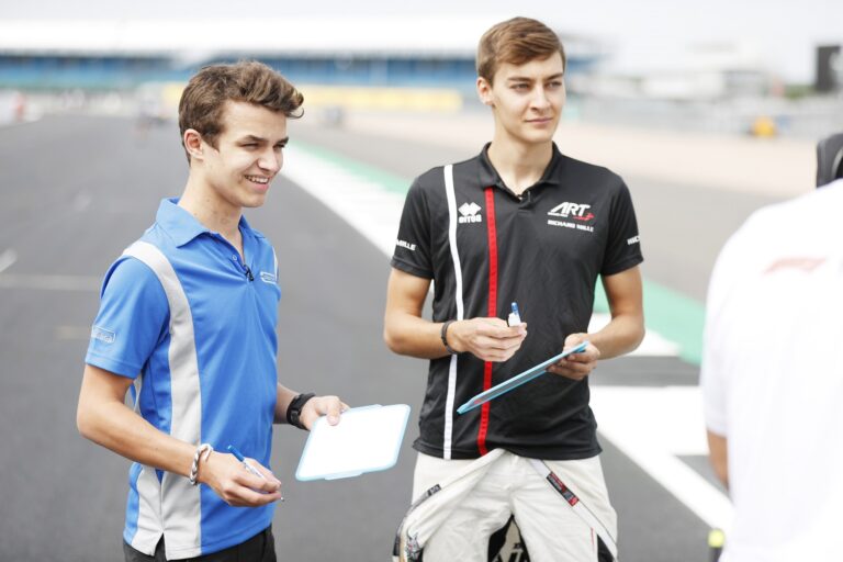 Lando Norris, George Russell