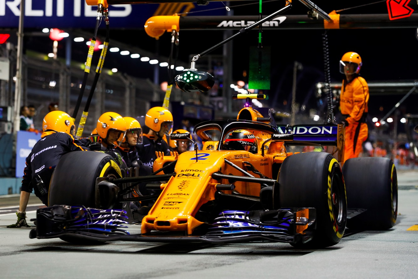Vandoorne, McLaren, Szingapúr