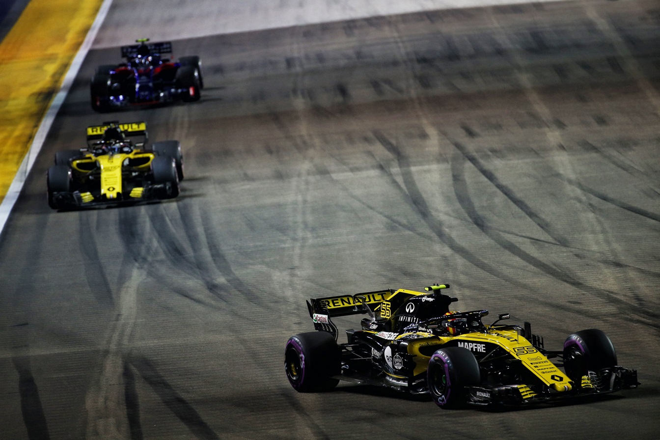 Sainz, Hülkenberg, Renault, Szingapúr