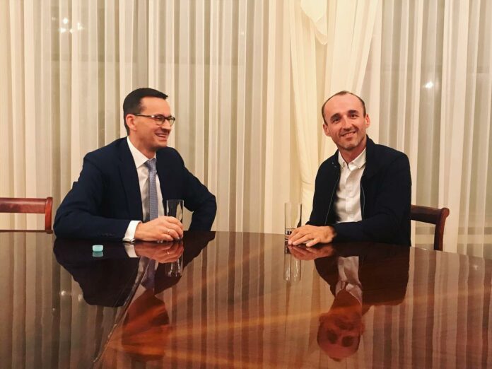 robert kubica, Mateusz Morawiecki, racingline.hu