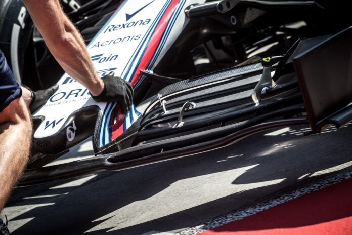 Williams, 2019, első szárny, Racingline