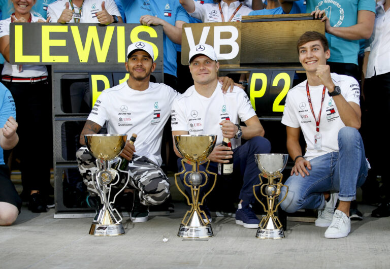 Lewis Hamilton Valtteri Bottas George Russell