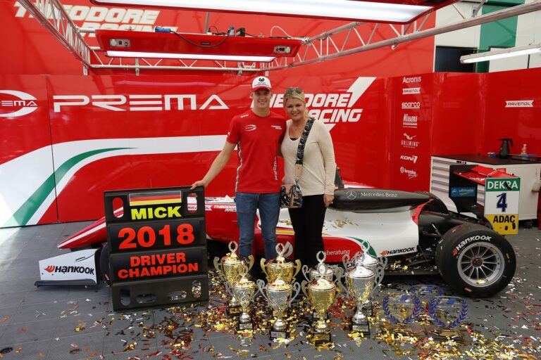 Mick Schumacher, Corinna Schumacher, racingline, racinglinehu, racingline.hu
