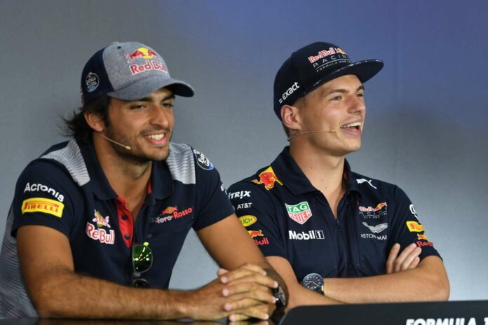 Sainz, Verstappen,