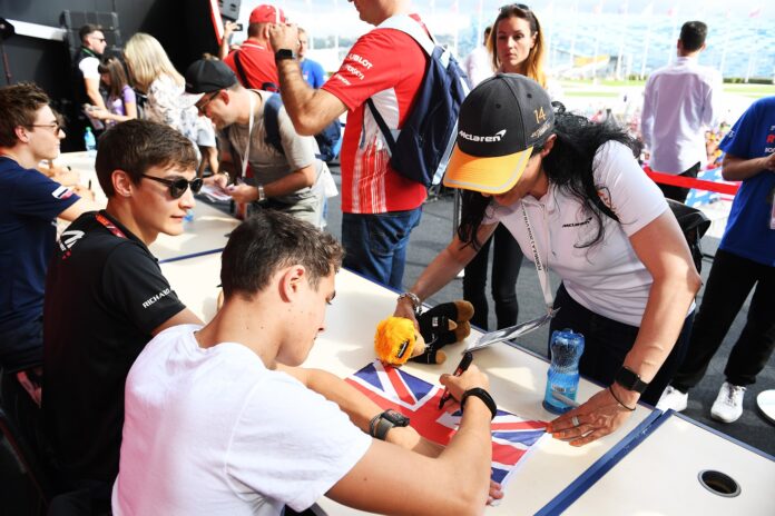 Lando Norris, george russell, tehetségei