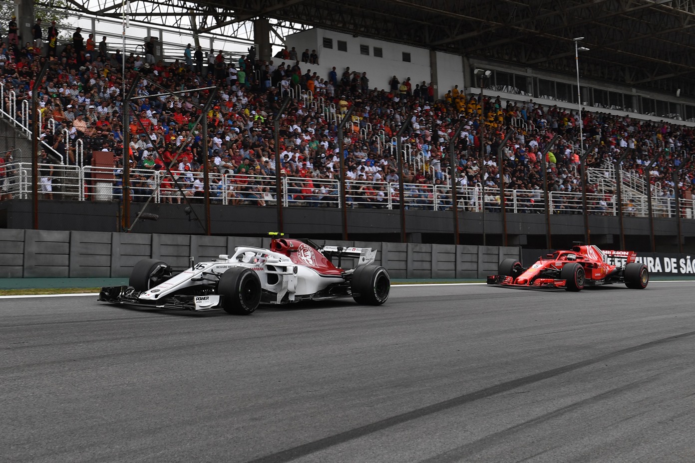 Sauber, Leclerc, Interlagos