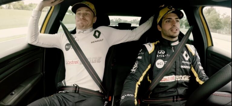 renault mégane R.S. Nico Hülkenberg, Carlos Sainz