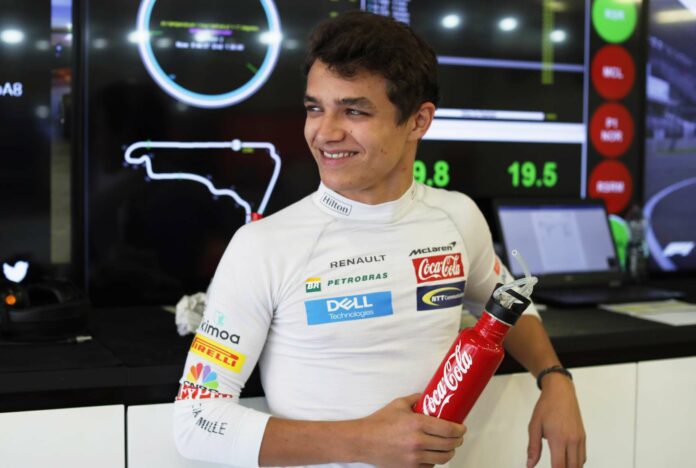 lando norris, brown, mclaren, racingline.hu
