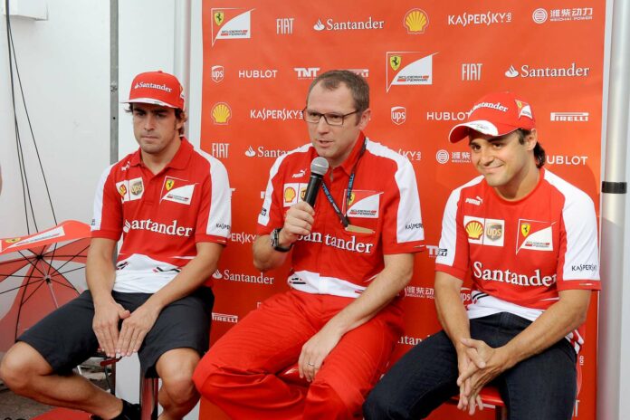 fernando alonso, stefano domenicali, felipe massa, racingline.hu