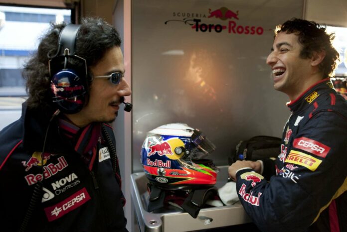 laurent mekies, daniel ricciardo, racingline.hu
