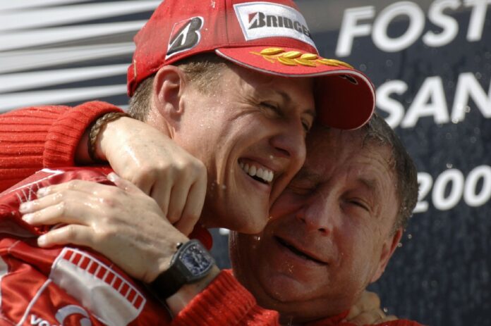 Michael Schumacher Jean Todt racingline, racinglinehu, racingline.hu