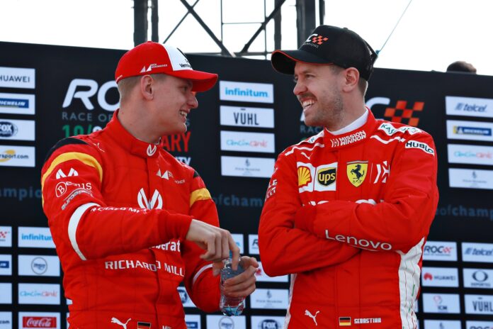 Mick Schumacher Sebastian Vettel