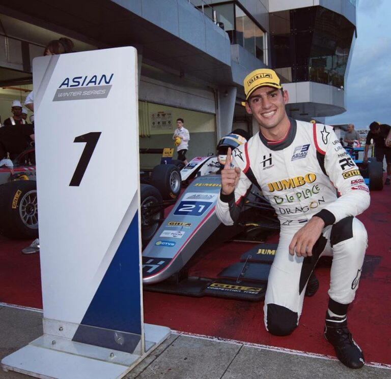 Rinus van Kalmthout, Asian f3 winter series