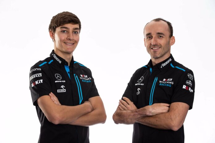 George russell Robert Kubica racingline. racinglinehu, racingline.hu, williams